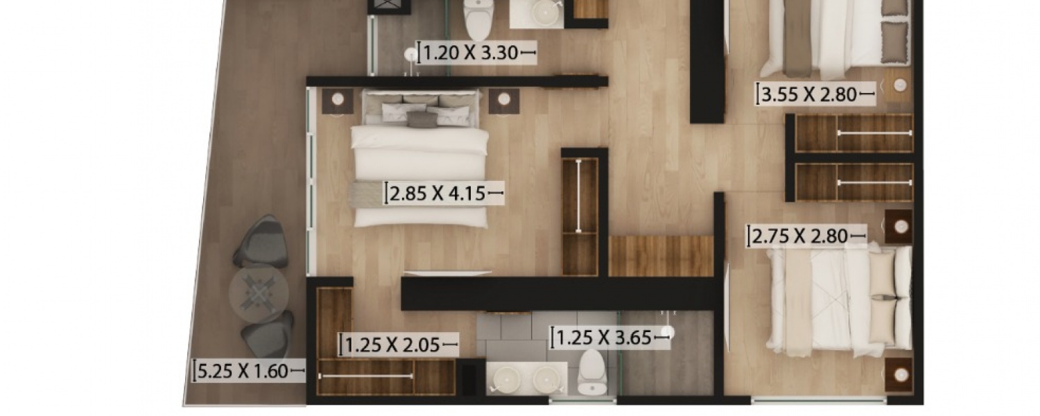 3 Bedrooms Bedrooms, ,2 BathroomsBathrooms,Apartamento,Venta,2952